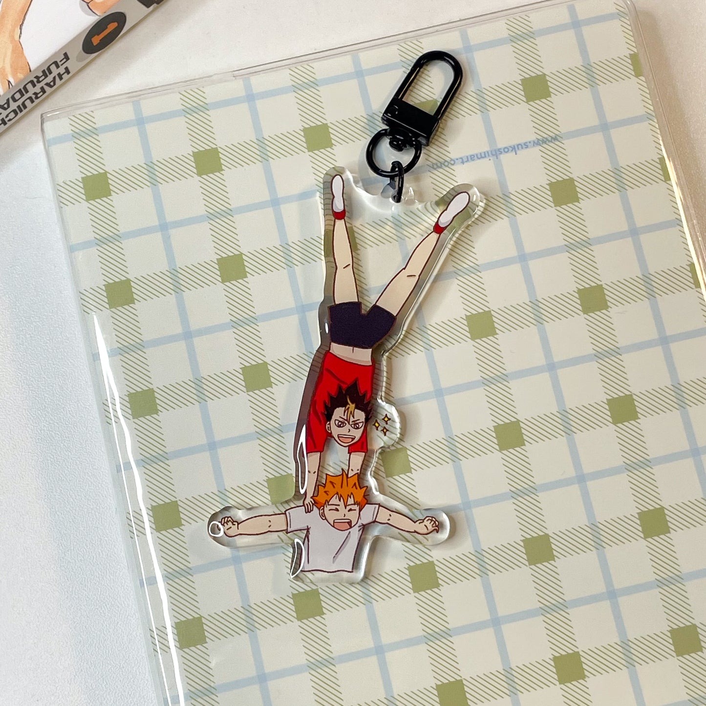 Nishinoya and Hinata Keychain