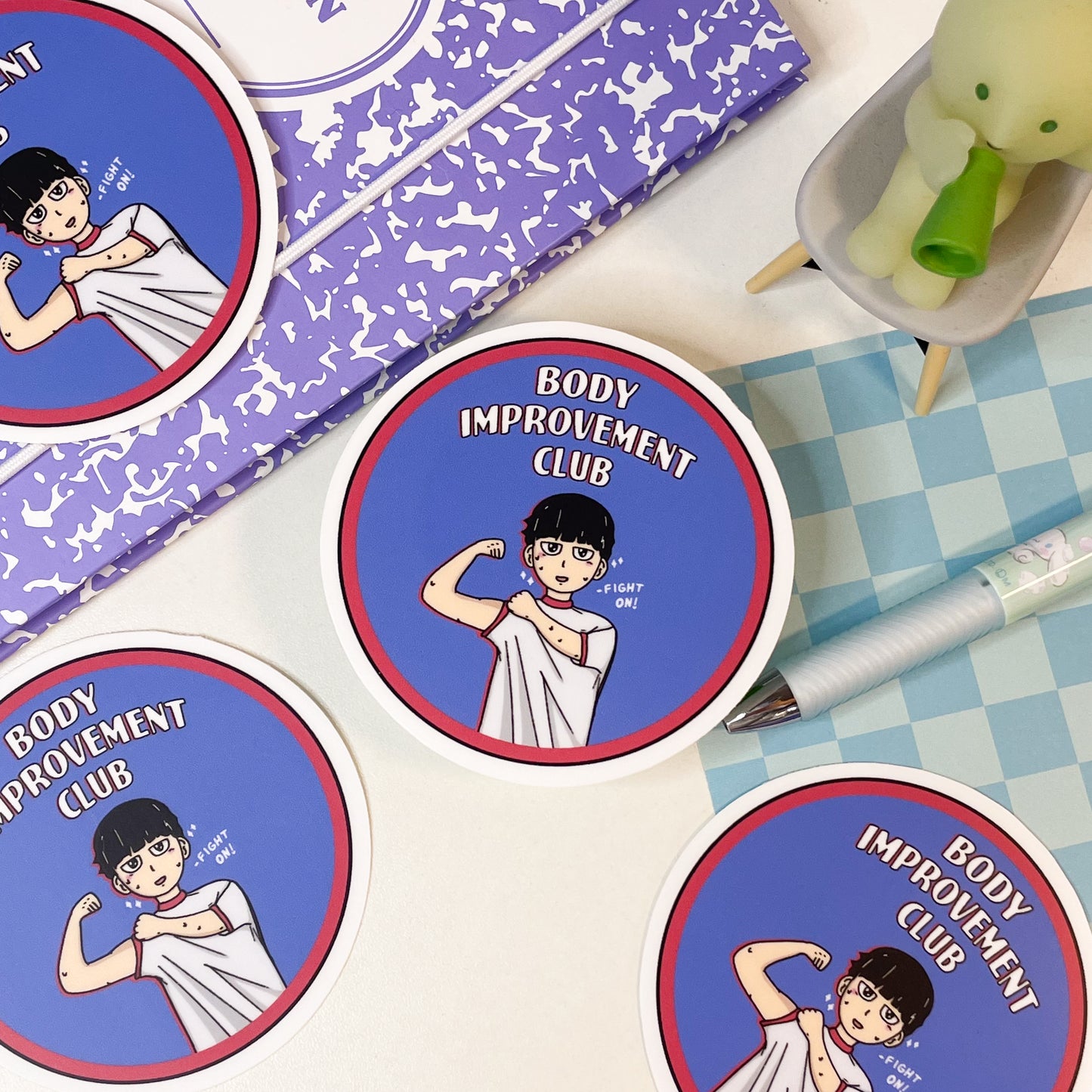 Mob Body Improvement Club Sticker