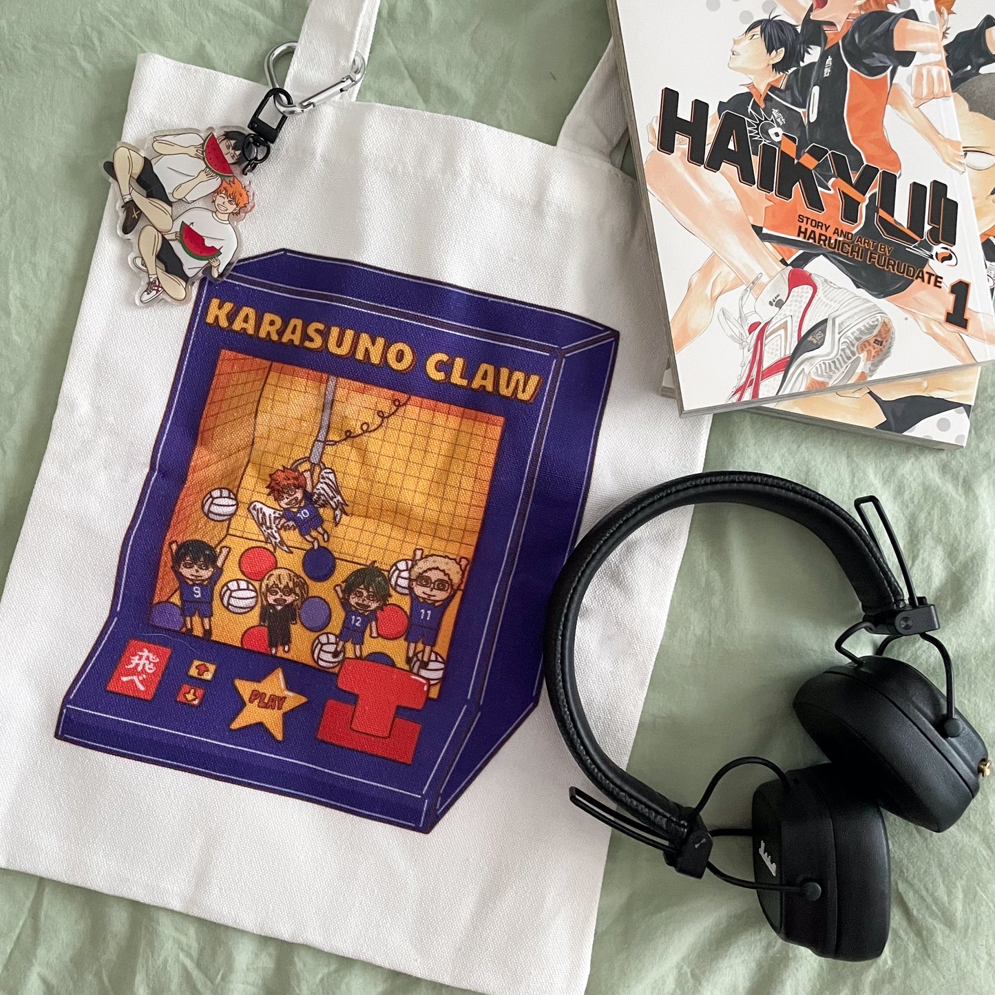 Karasuno Claw Tote Bag