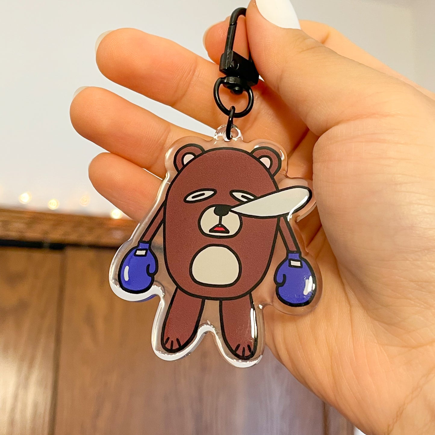 JJK Boxing Bear Keychain