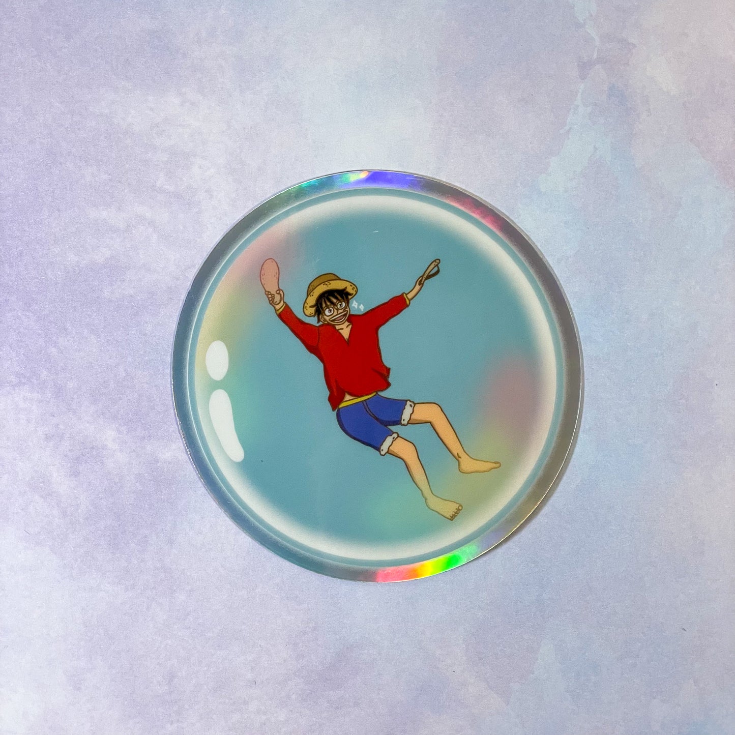 Luffy Bubble Sticker