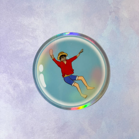 Luffy Bubble Sticker