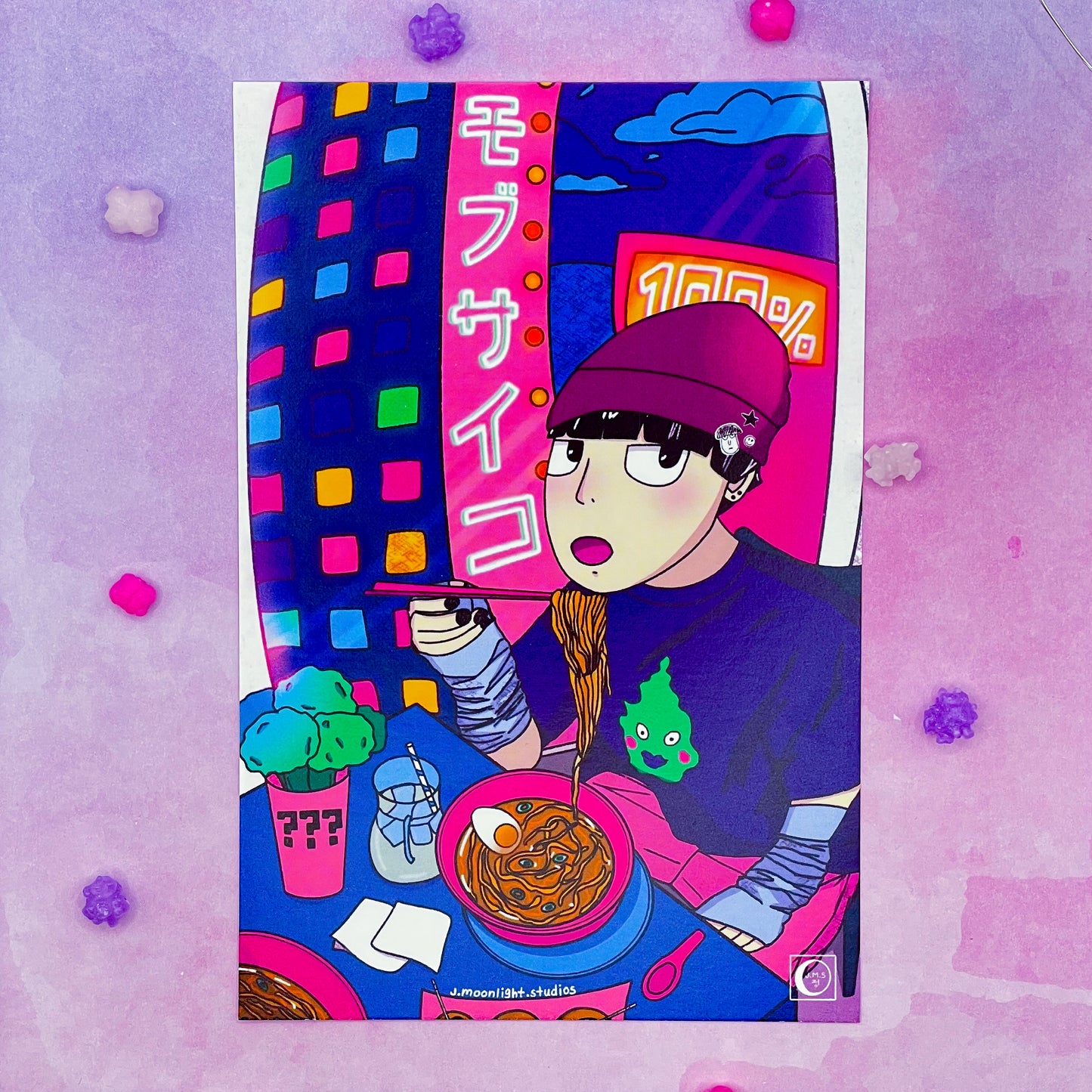 Mob Ramen Art Print