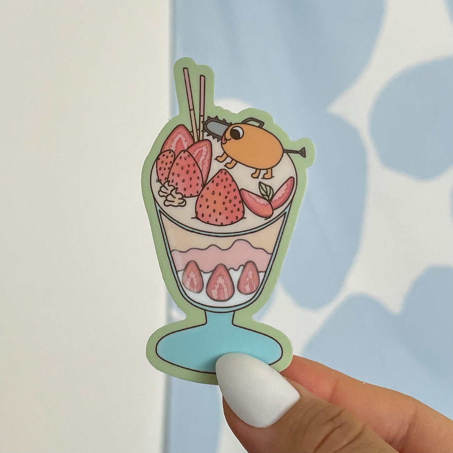 Pochita Parfait Sticker